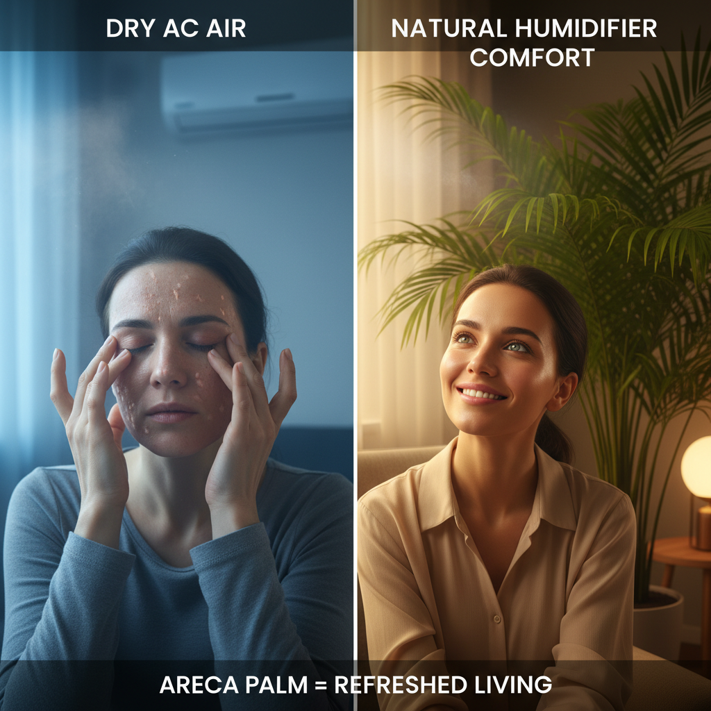 Areca Palm Plant with Self-Watering Pot | Natural Air Purifier Humidifier | Oxygen Ghar - image 3
