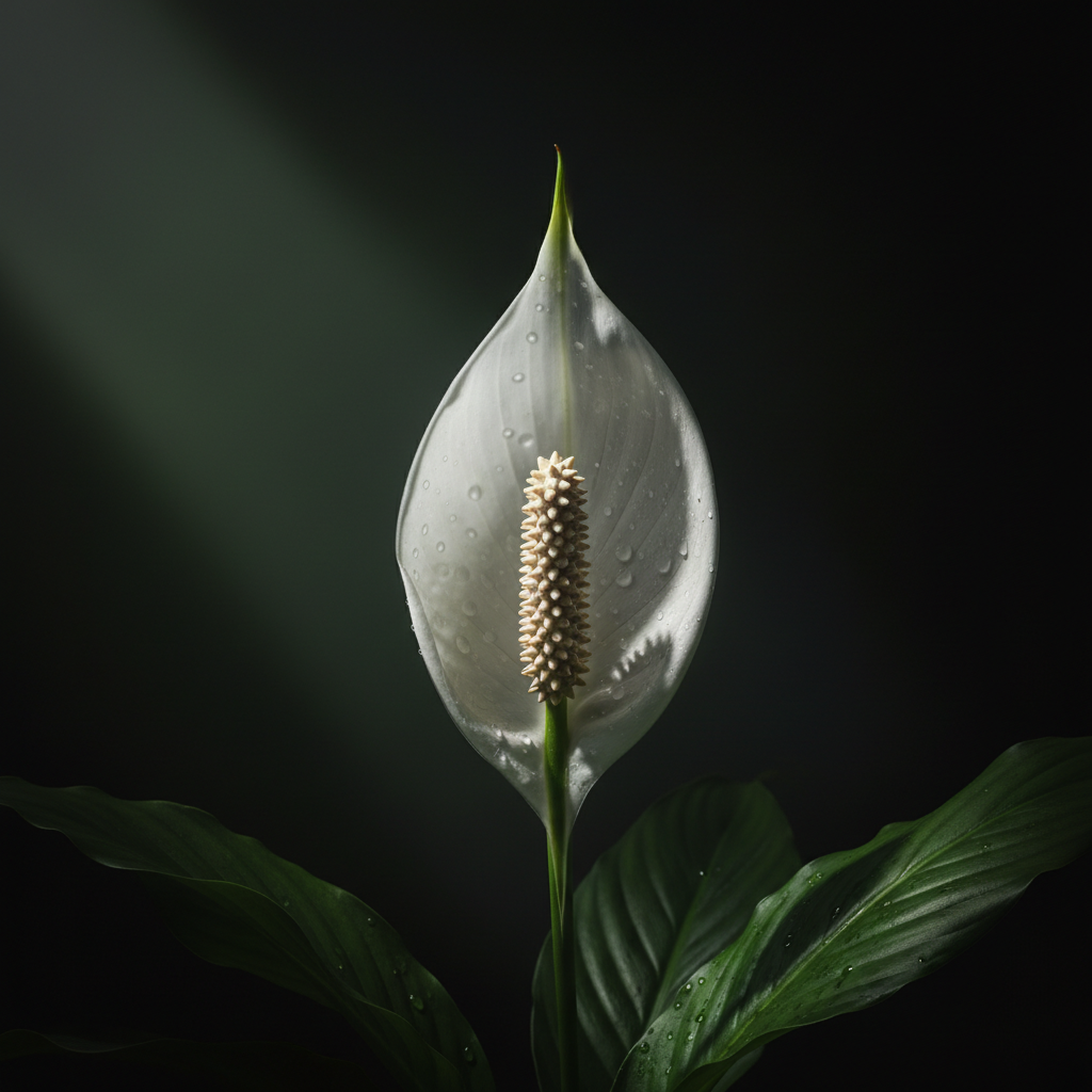 Peace Lily Plant with Self-Watering Pot | Flowering Air Purifier Indoor | Oxygen Ghar - image 5